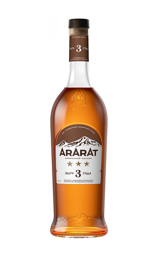 Коньяк Армянский "АРАРАТ 3*" 0.5л.