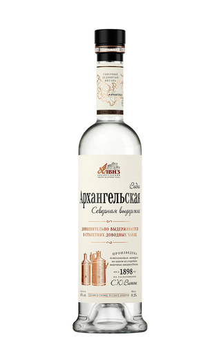 Водка "АРХАНГЕЛЬСКАЯ СЕВЕРНАЯ ВЫДЕРЖКА" 1.0л.