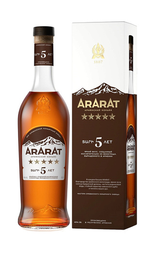 Коньяк Армянский "АРАРАТ 5*" 0.5л. п/у