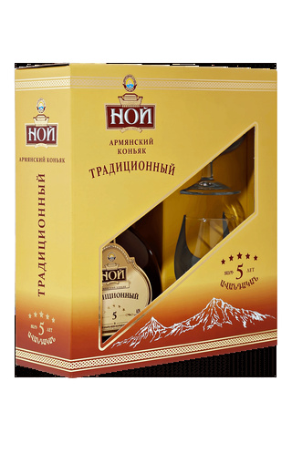 Коньяк Армянский "НОЙ ТРАДИЦИОННЫЙ" 5л. 0.5л. с 2 бок