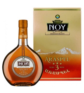 Коньяк Армянский "НОЙ АРАСПЕЛ" 3л. 0.5л. п/у