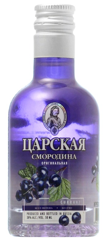Водка "ЦАРСКАЯ ОРИГИНАЛЬНАЯ СМОРОДИНА" 0.05л
