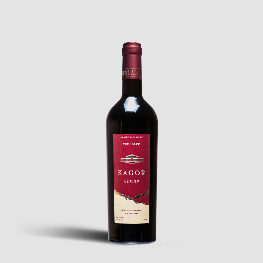 Вино ликерное красное "ВЕДИ АЛКО КАГОР" 0.75л.