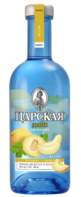 Водка "ЦАРСКАЯ ОРИГИНАЛЬНАЯ ДЫНЯ" 0.5л