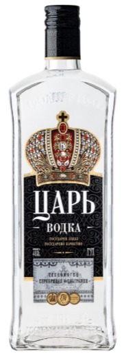 Водка "ЦАРЬ" 0.7л.