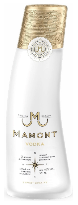 Водка "МАМОНТ" 0.375л.