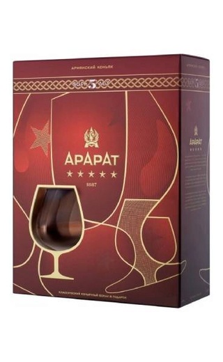 Коньяк Армянский "АРАРАТ 5*" 0.7л. п/у 2бок.