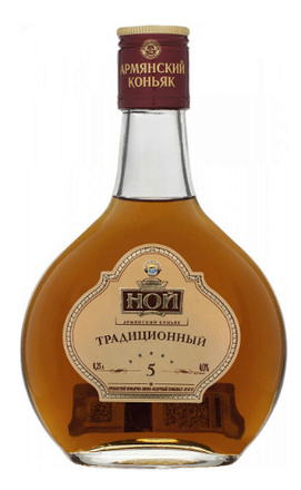 Коньяк Армянский "НОЙ ТРАДИЦИОННЫЙ" 5л. 0.25л.