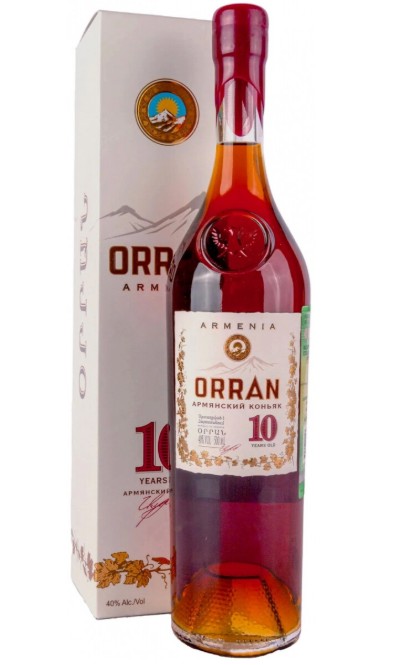 Коньяк Армянский "ОРРАН" 10л. 0.5л.