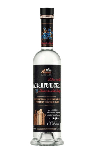 Водка "АРХАНГЕЛЬСКАЯ СЕВЕРНАЯ ВЫДЕРЖКА" 0.1л.