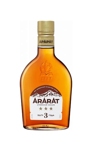 Коньяк Армянский "АРАРАТ 3*" 0.25л.