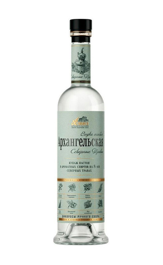 Водка "АРХАНГЕЛЬСКАЯ СЕВЕРНЫЕ ТРАВЫ" 0.5л.
