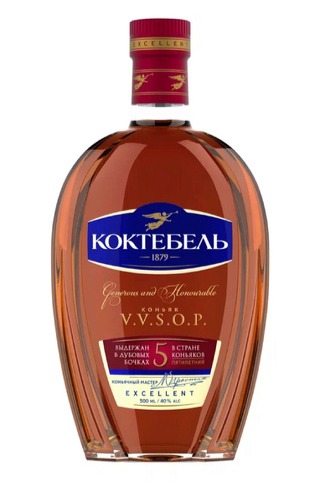 Коньяк пятилетний "Коктебель" 0.5л.