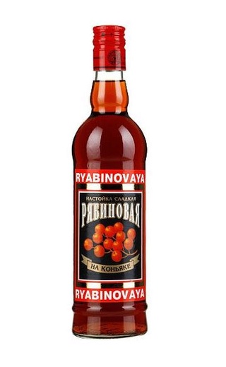 Настойка "ЛАДОГА РЯБИНОВАЯ НА КОНЬЯКЕ" 0,5л